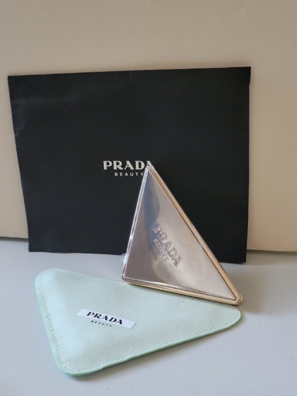 Prada Triangular Compact Mirror - Picture 4 of 4